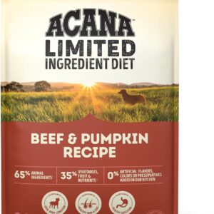 Acana Singles Limited Ingredient Diet Beef & Pumpkin Recipe Grain-Free Dry Dog Food