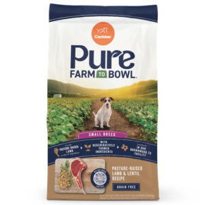 Canidae Pure Farm To Bowl Pasture-Raised Lamb & Lentil, Small Breed Recipe Grain-Free Dry Dog Food