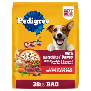 Pedigree with MarroBites Adult, Grilled Steak and Vegetable Dry Dog Food