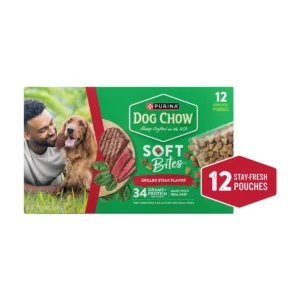 Purina Dog Chow Soft Bites Grilled Steak Dry Dog Food