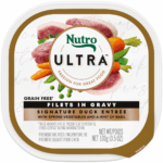 Nutro Natural Choice Signature Duck Entrée With Spring Vegetables and a Hint of Basil Filets in Gravy Grain-Free Wet Dog Food