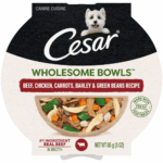 Cesar Wholesome Bowls Beef, Chicken, Carrots, Barley & Green Beans Wet Dog Food