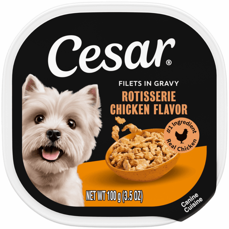 Cesar Filets in Gravy Rotisserie Chicken Wet Dog Food