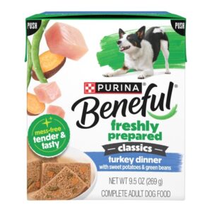 Purina Beneful Freshly Prepared Classics Turkey Dinner with Sweet Potatoes and Green Beans Pate Wet Dog Food