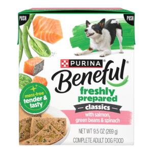 Purina Beneful Freshly Prepared Classics With Salmon, Green Beans and Spinach Pate Wet Dog Food