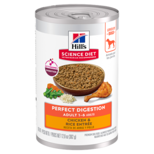 Hill’s Science Diet Adult Perfect Digestion Chicken & Rice Entrée Wet Dog Food