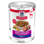 Hill’s Science Diet Adult 7+ Savory Stew with Beef and Vegetables Wet Dog Food