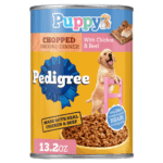 Pedigree Puppy Chopped Ground Dinner, Chicken & Beef Wet Dog Food