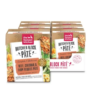 The Honest Kitchen Beef, Cheddar & Farm Veggies Butcher Block Pâté Wet Dog Food
