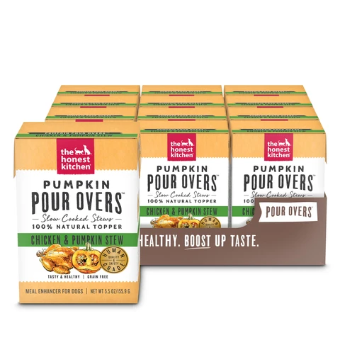 The Honest Kitchen Pumpkin Pour Overs Chicken Dog Food Topper