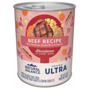 Natural Balance Original Ultra Beef Recipe Paté Wet Dog Food
