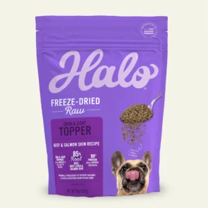 Halo Holistic Freeze-Dried Raw Skin & Coat Topper Dog Food Topper
