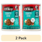 Ol’ Roy Country Chicken Stew Flavor Cuts in Gravy Can Wet Dog Food