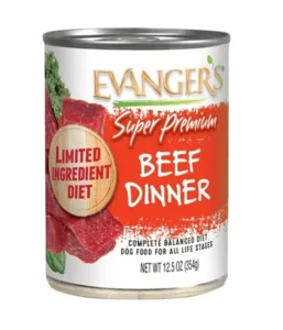 Evanger’s Super Premium Beef Dinner for Dogs Grain-Free Wet Dog Food