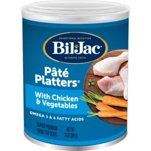 Bil-Jac Pate Platters Pâté Platters with Chicken & Vegetables Grain-Free Wet Dog Food
