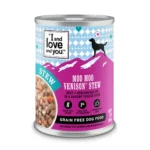 I and Love and You Naked Essentials Moo Venison Stew Dog Cans Wet Dog Food