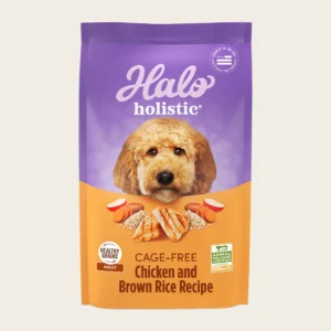Halo Holistic Cage-Free Chicken & Brown Rice Recipe Adult Dry Dog Food