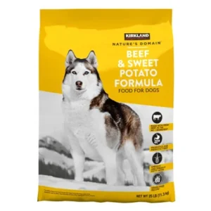 Kirkland Signature Nature’s Domain Beef and Sweet Potato Grain-Free Dry Dog Food