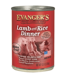 Evanger’s Heritage Classic Lamb & Rice Dinner Wet Dog Food