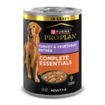 Purina Pro Plan Complete Essentials Adult Turkey & Vegetables Entrée Slices In Gravy Wet Dog Food