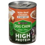 Purina Dog Chow High Protein with Real Chicken in Gravy Wet Dog Food