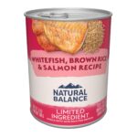 Natural Balance Limited Ingredient Whitefish, Brown Rice & Salmon Recipe Wet Dog Food