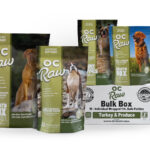 OC Raw Dog Complete Meals Turkey & Produce Frozen Dog Food
