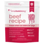 Smallbatch Beef Sliders Freeze-Dried Dog Food 11 Smallbatch Beef Sliders Freeze-Dried Dog Food