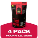 Raw Bistro Beef Entree 4 Pack Frozen Dog Food