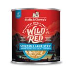 Stella & Chewy’s Wild Red : Whole Prey Chicken & Lamb Recipe, Protein Rich, Grain Free & Legume Free Stew Wet Dog Food