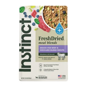 Instinct FreshDried Meal Blends Beef & Orchard Blend Freeze-Dried Dog Food