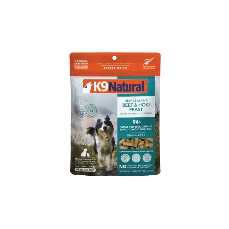 K9 Natural Beef & Hoki Feast Grain-Free Freeze-Dried Dog Food